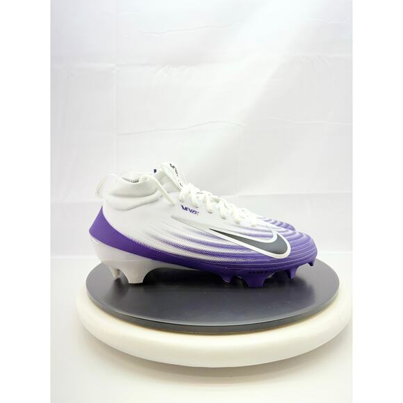 Nike Zoom Air Vapor Pro 1 TB Mens Sz 8.5 Football Cleats Purple White HM8850-101